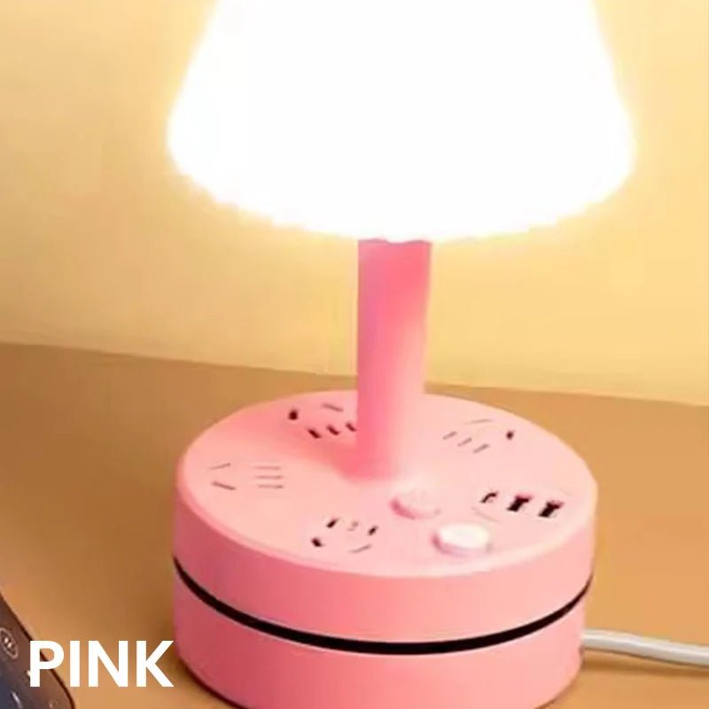 Bedside Lamp with Charging Hub