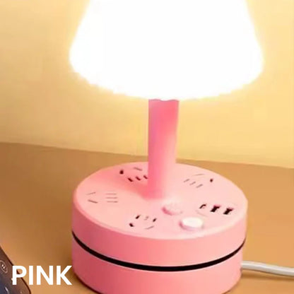 Bedside Lamp with Charging Hub