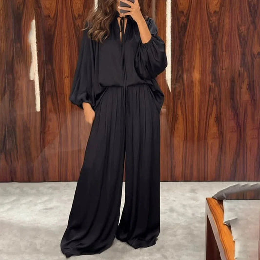 Women's Relaxed Top & Trousers Set