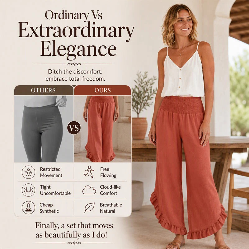 Women's High Waist Casual Trousers