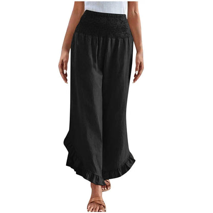 Women's High Waist Casual Trousers