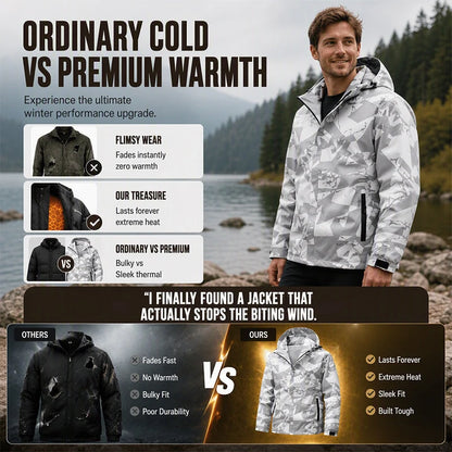 Men's Hooded Camouflage Outdoor Jacket