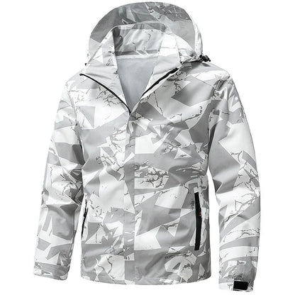 Men's Hooded Camouflage Outdoor Jacket