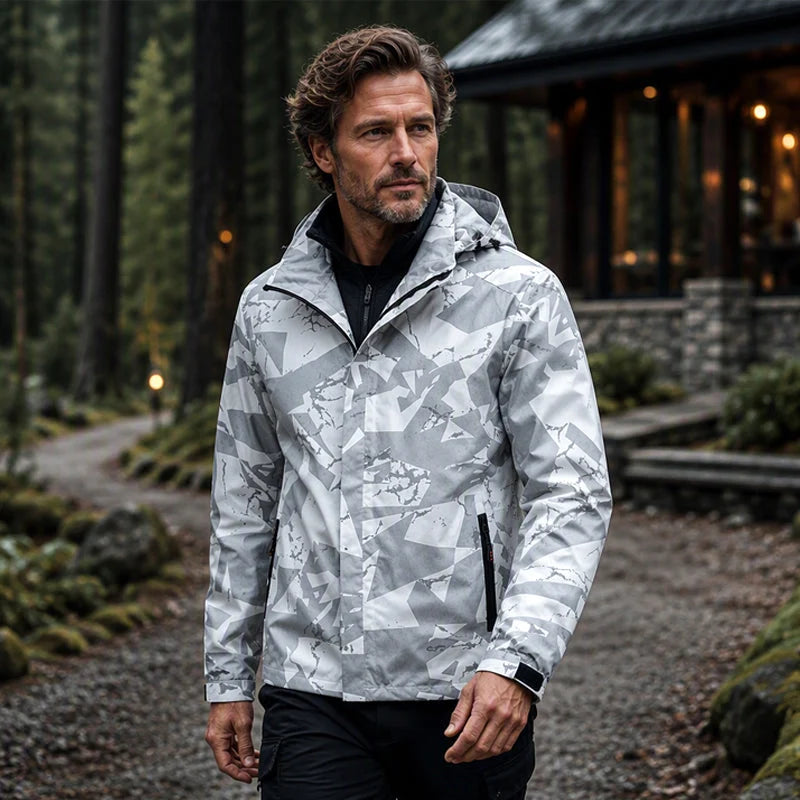 Men's Hooded Camouflage Outdoor Jacket