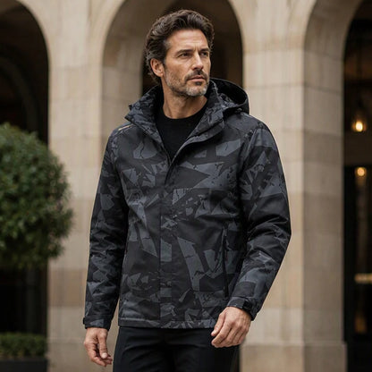 Men's Hooded Camouflage Outdoor Jacket