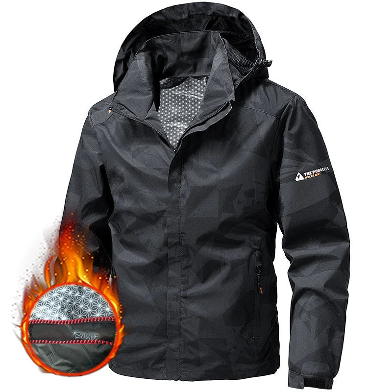 Men's Hooded Camouflage Outdoor Jacket