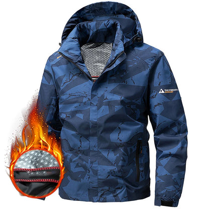 Men's Hooded Camouflage Outdoor Jacket