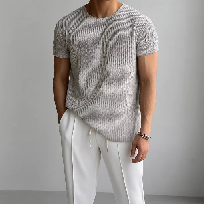 Men’s Lightweight Textured Knit Tee
