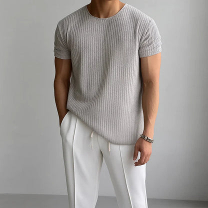Men’s Lightweight Textured Knit Tee