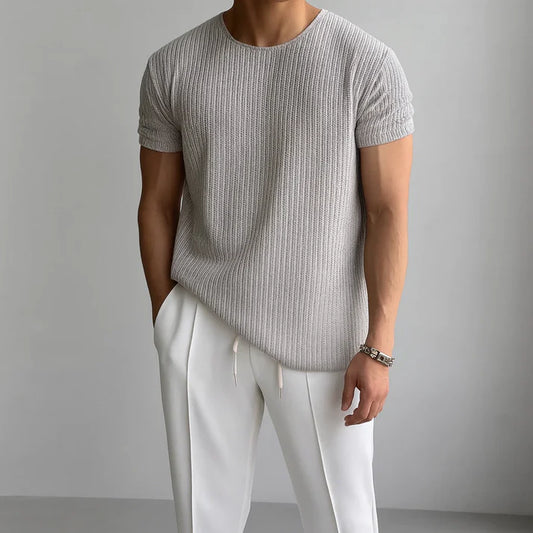 Men’s Lightweight Textured Knit Tee