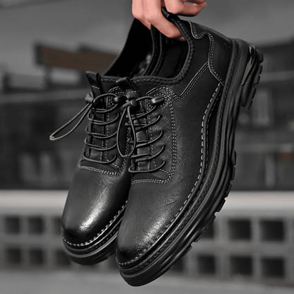 Men’s Low Cut Leather Comfort Trainers