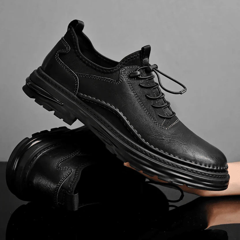 Men’s Low Cut Leather Comfort Trainers