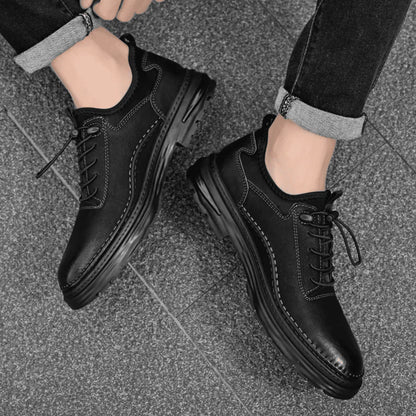 Men’s Low Cut Leather Comfort Trainers