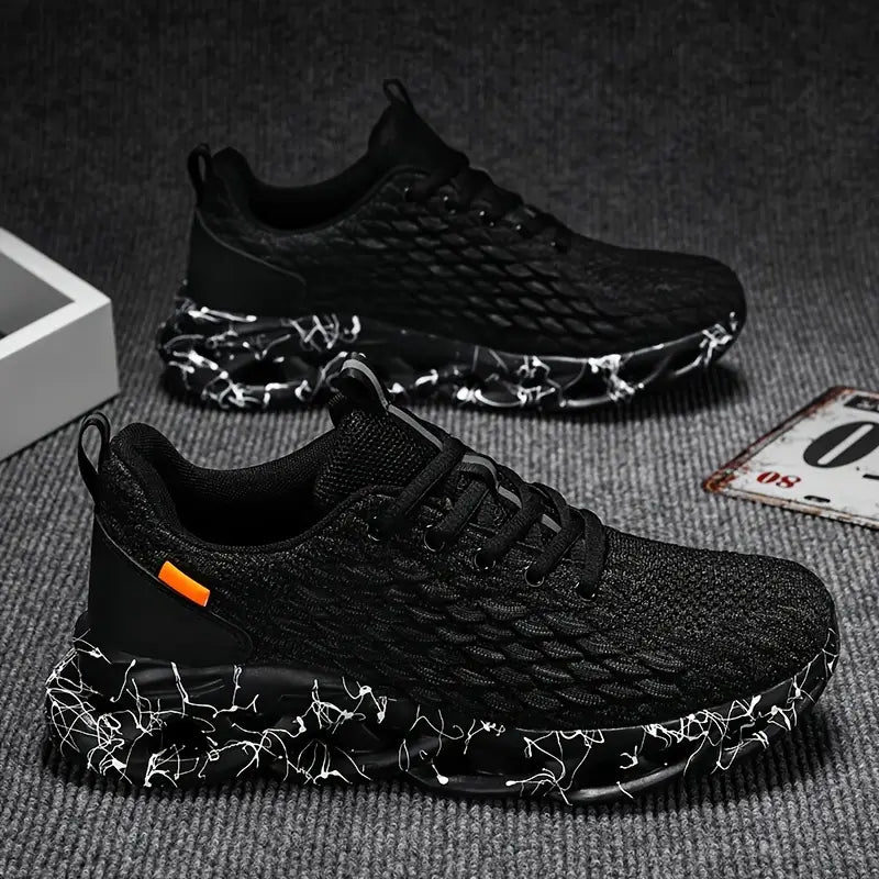 Men's All-Season Run Sneakers - Durable, Non-Slip & Breathable