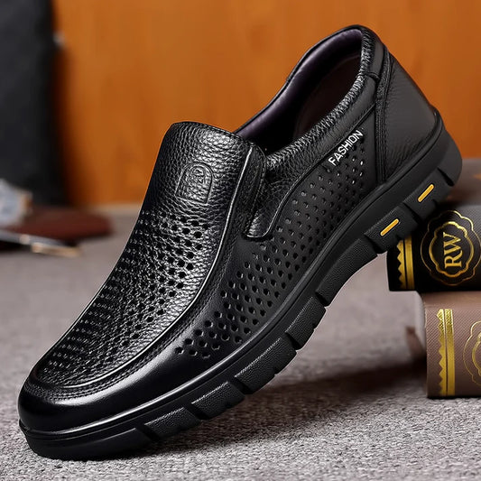 Breathable Business Casual Men's Leather-Look Shoes