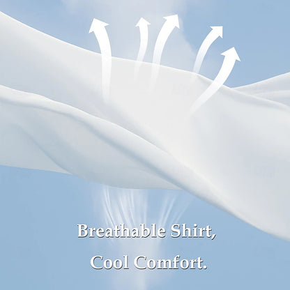 Men’s Tropical Leaf Print Short-Sleeve Shirt