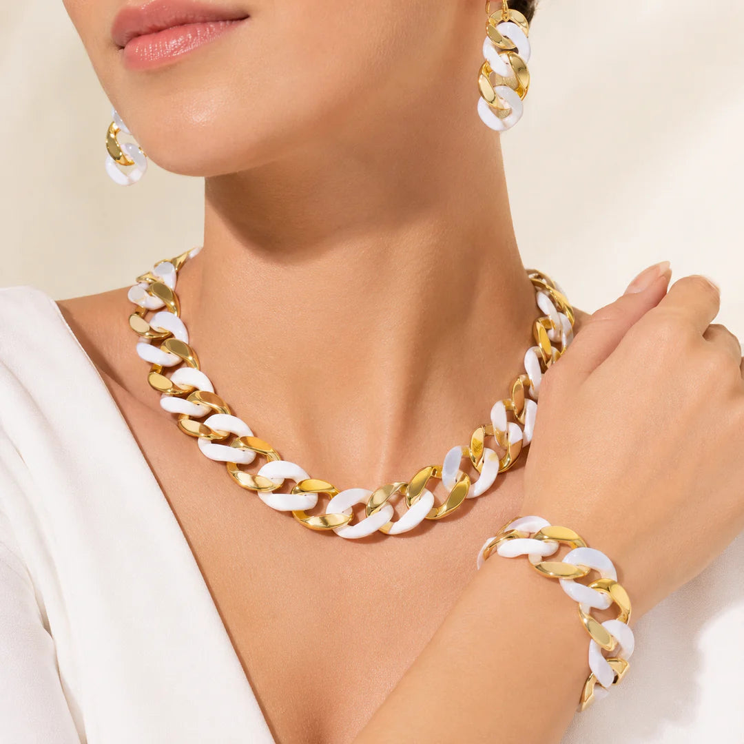 Women’s Chunky Link Jewellery Set