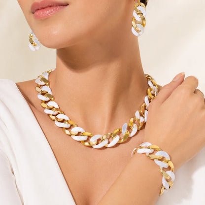 Women’s Chunky Link Jewellery Set