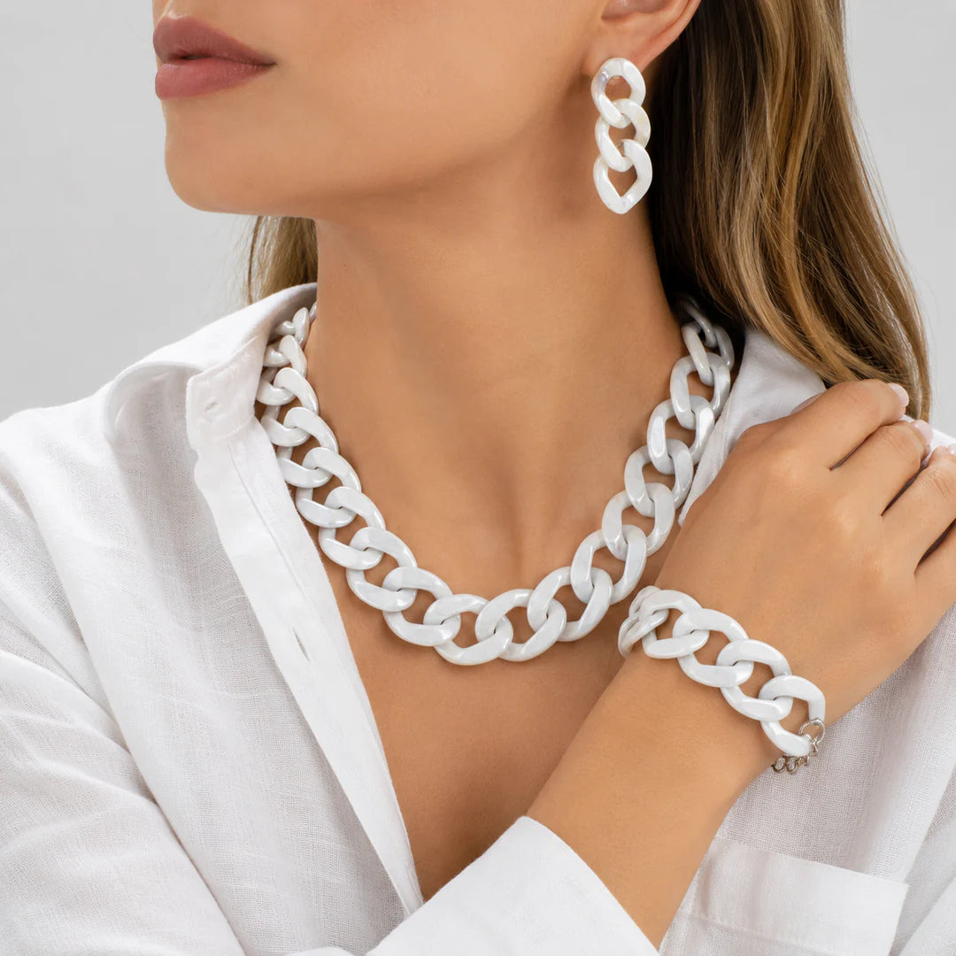 Women’s Chunky Link Jewellery Set