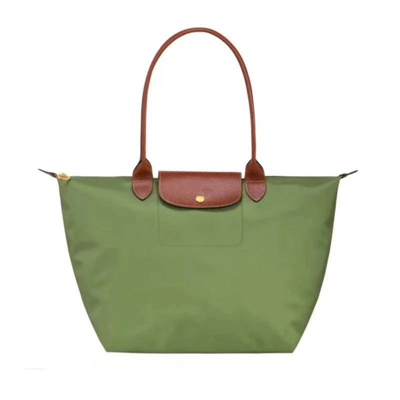 Women’s Lightweight Foldover Zip Tote Bag