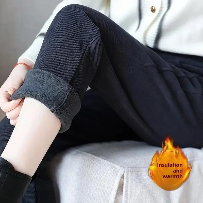 Women’s High-Waist Thermal Trousers