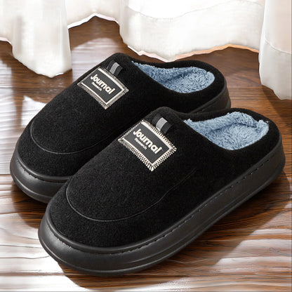 Men's Memory Foam Fleece House Slippers