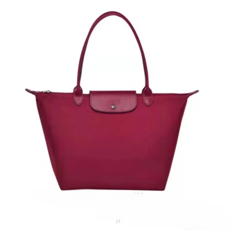 Women’s Lightweight Foldover Zip Tote Bag