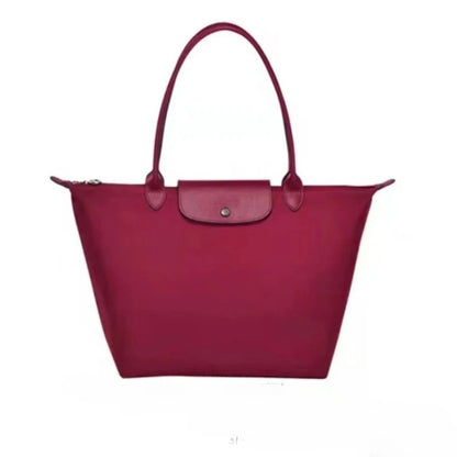 Women’s Lightweight Foldover Zip Tote Bag