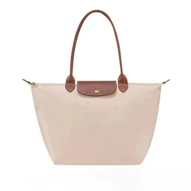 Women’s Lightweight Foldover Zip Tote Bag