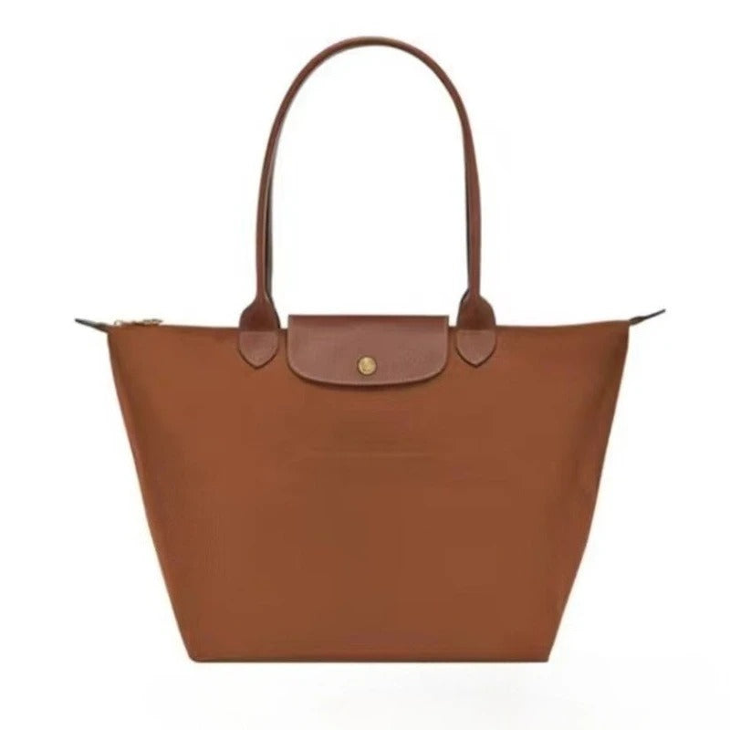 Women’s Lightweight Foldover Zip Tote Bag