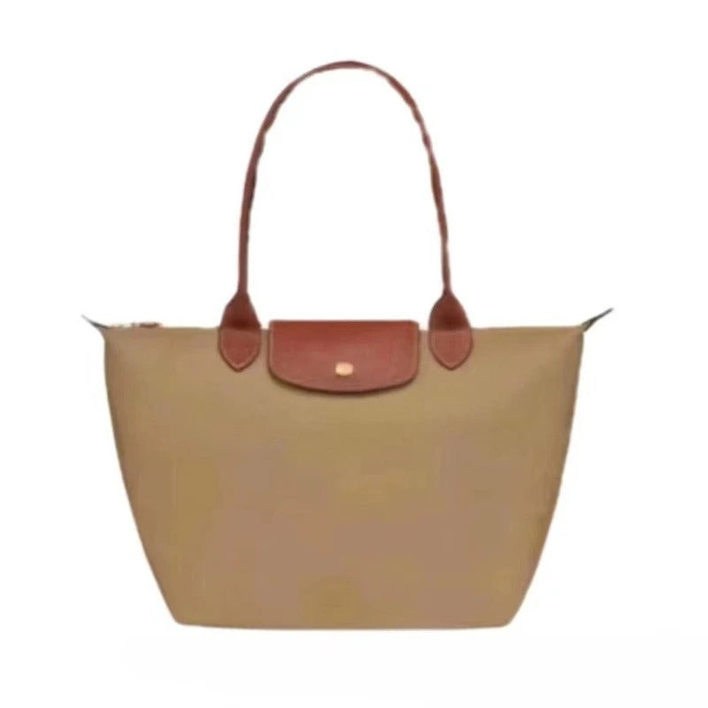 Women’s Lightweight Foldover Zip Tote Bag