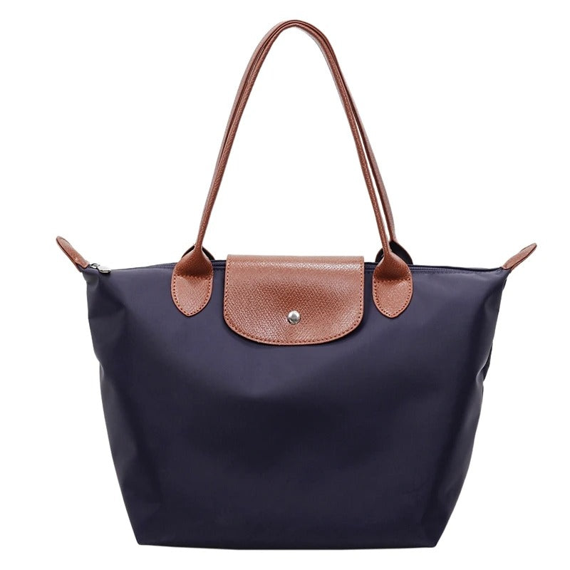 Women’s Lightweight Foldover Zip Tote Bag