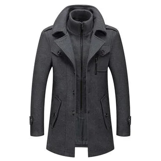 Men's Woolen Two-piece Jacket