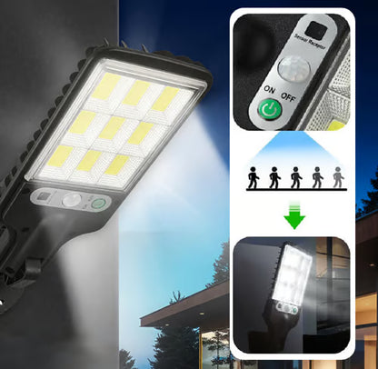 Solar Motion Sensor Outdoor Security Lights Set