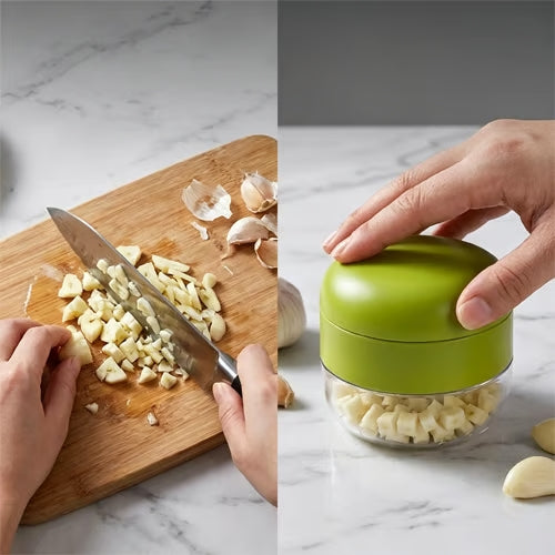 Press-Down Garlic Chopper