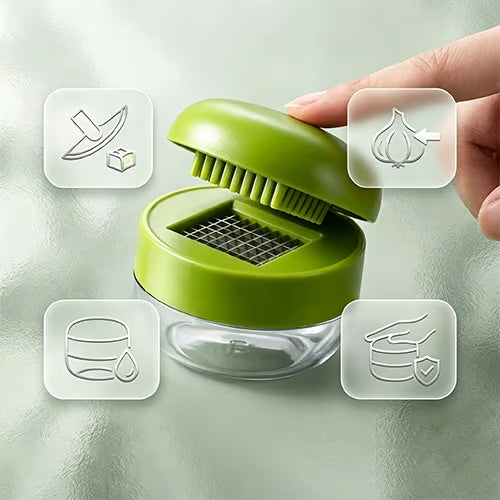 Press-Down Garlic Chopper
