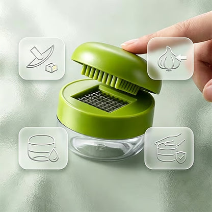 Press-Down Garlic Chopper