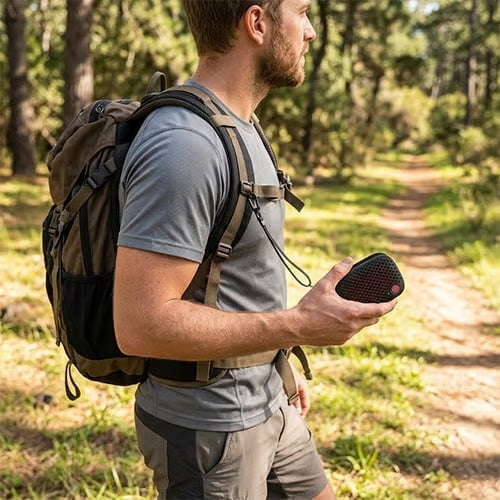 Portable Bluetooth Speaker with Carry Strap