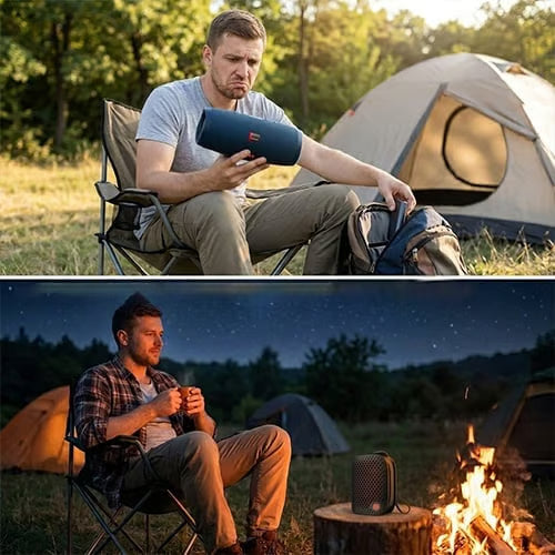 Portable Bluetooth Speaker with Carry Strap