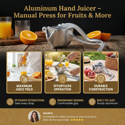 Manual Aluminum Citrus Press Juicer
