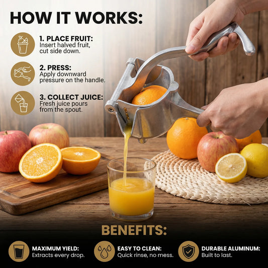 Manual Aluminum Citrus Press Juicer