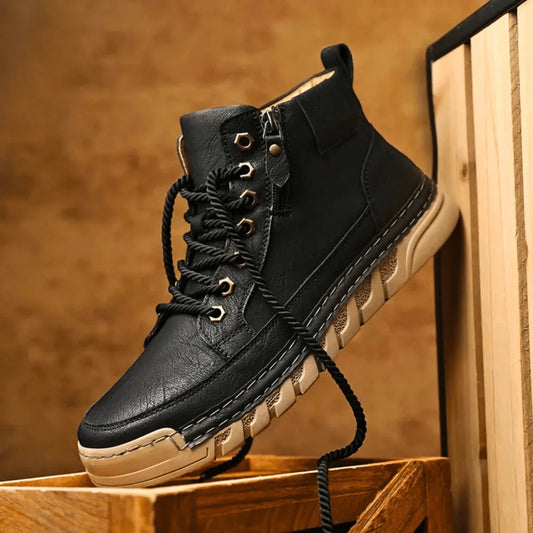 Men’s Premium Leather Urban Ankle Boots