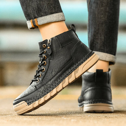 Men’s Premium Leather Urban Ankle Boots
