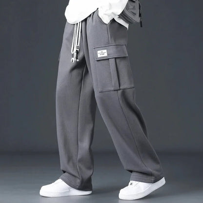 Men’s Oversized Utility Cargo Trousers