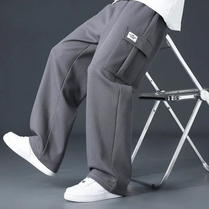 Men’s Oversized Utility Cargo Trousers