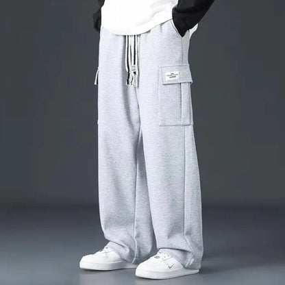 Men’s Oversized Utility Cargo Trousers