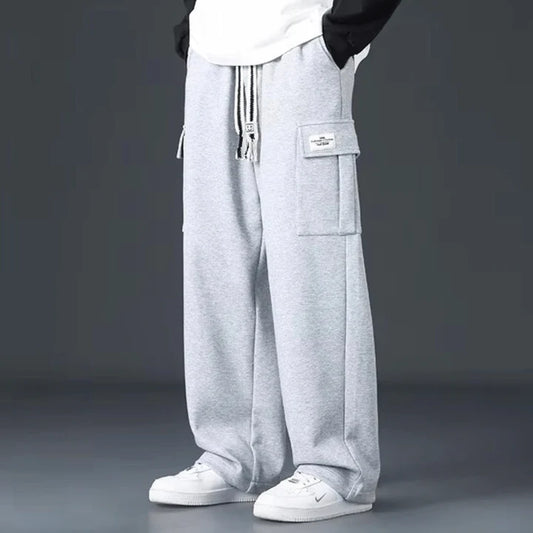 Men’s Oversized Utility Cargo Trousers