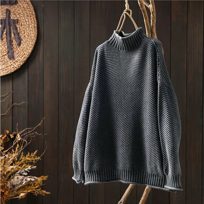 Diamond Knit Turtleneck