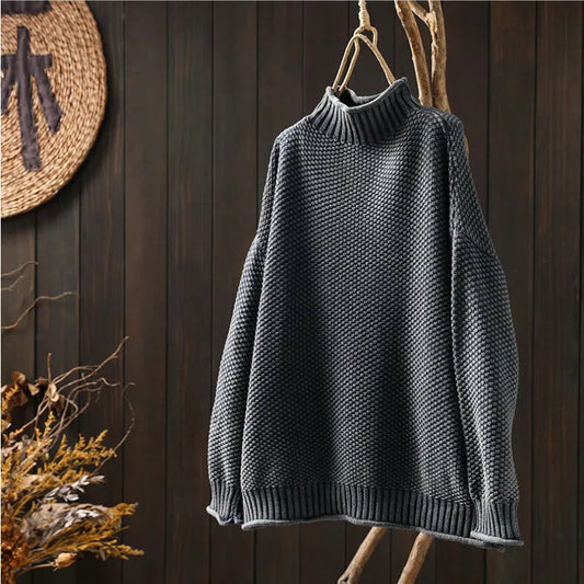 Diamond Knit Turtleneck