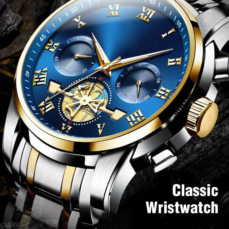 Men's Dodecagon Quartz Watch